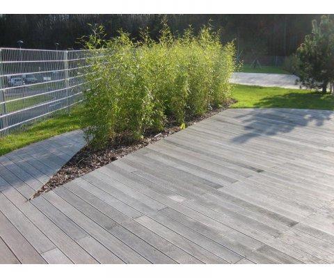 Deska tarasowa ryflowana thermo jesion D32 20x132x900 Thermory Select